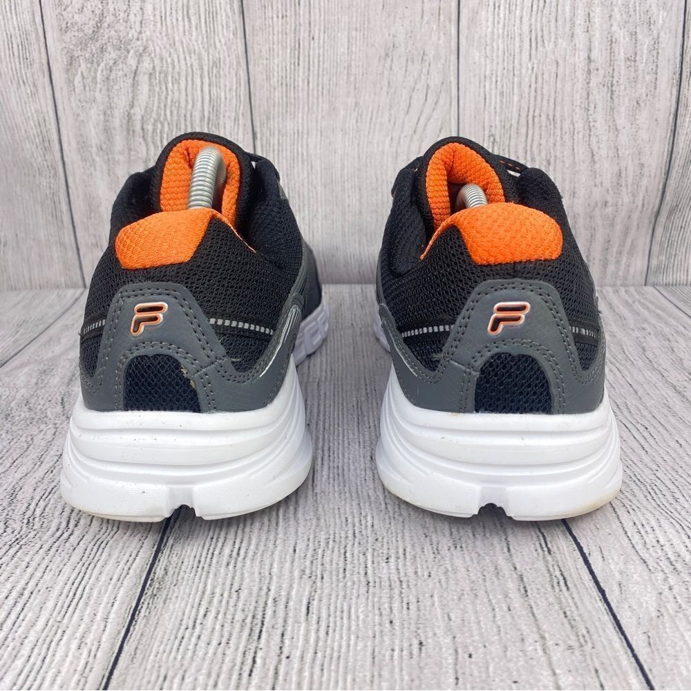 Fila Memory Vernato Running Shoes Gray Orange 11 1RM00172-065 - Picture 6 of 9